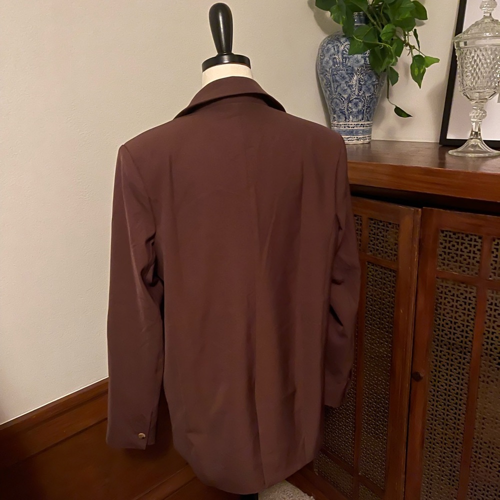 Women's Brown Blazer - Picture 2 of 3